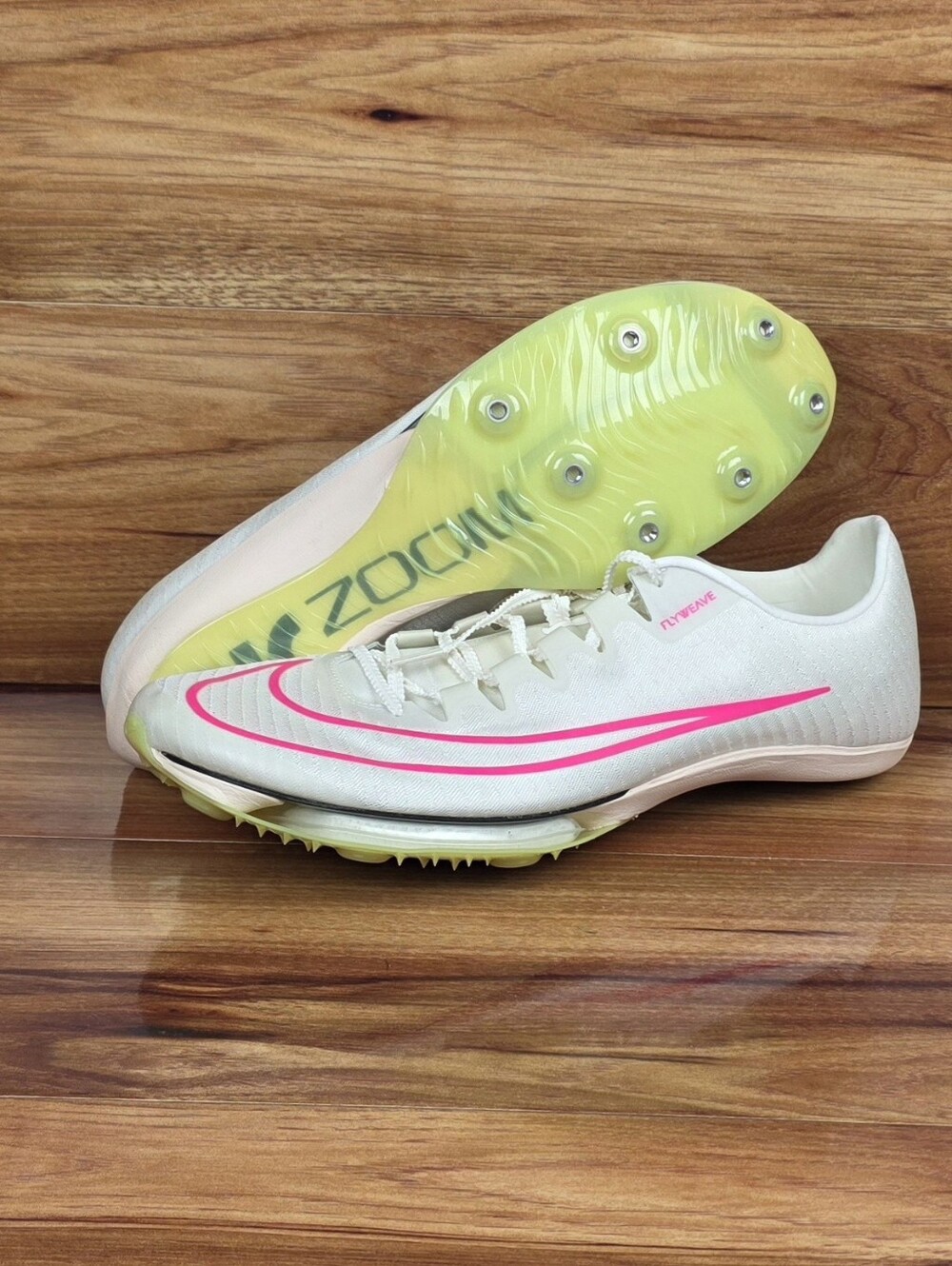 Nike Air Zoom Maxfly Track Spikes Cleats Sail Pink DH5359-100 Men’s Size 13
